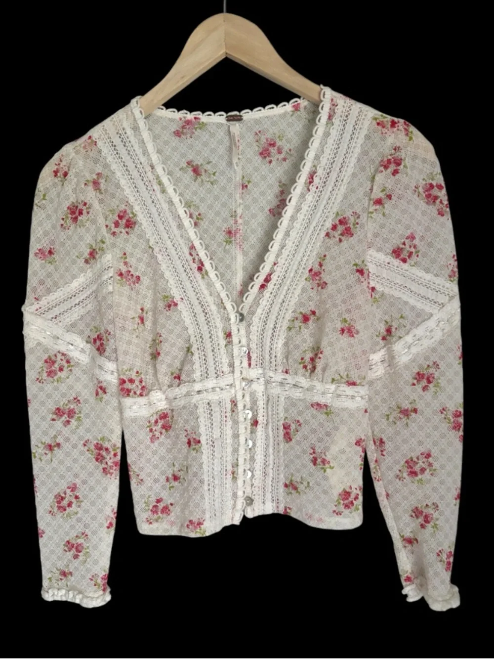 Free People Kika Printed Top NWOT
